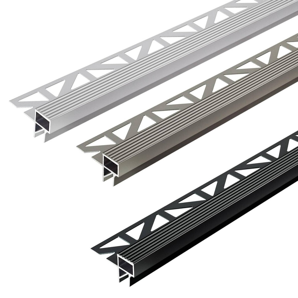 Profiliuotis SQUARESTEP LED 110 RAL9005 M 2
