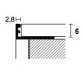 Profils ZV/60 RAL9003
