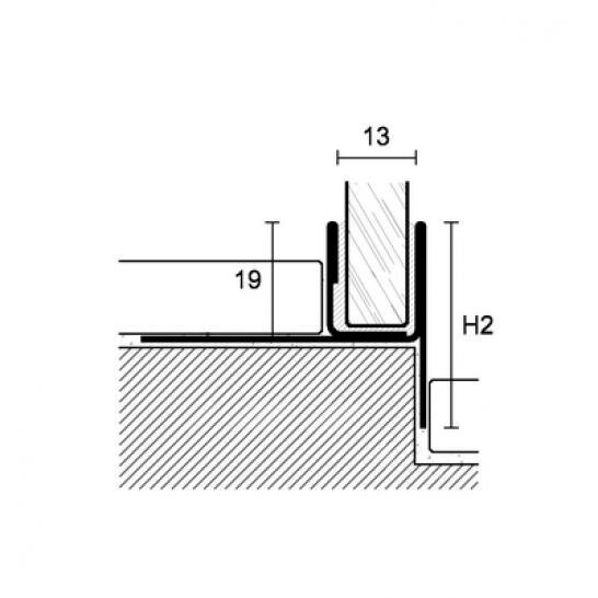 Profiliuotis GPS1/SX/19, NP, kairinis Profiliuotis GPS1/SX/19, NP, kairinis