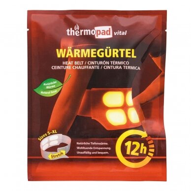 Sildīšanas josta viduklim THERMOPAD, 3 gab 1 Sildīšanas josta viduklim THERMOPAD, 3 gab 1