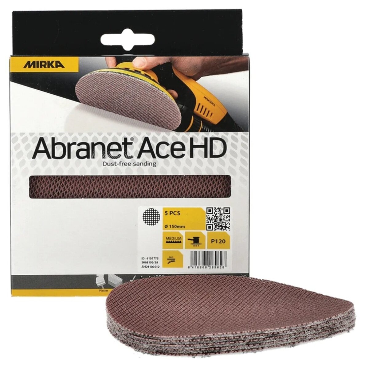 Slīpēšanas siets Mirka® Abranet ACE HD 150 mm