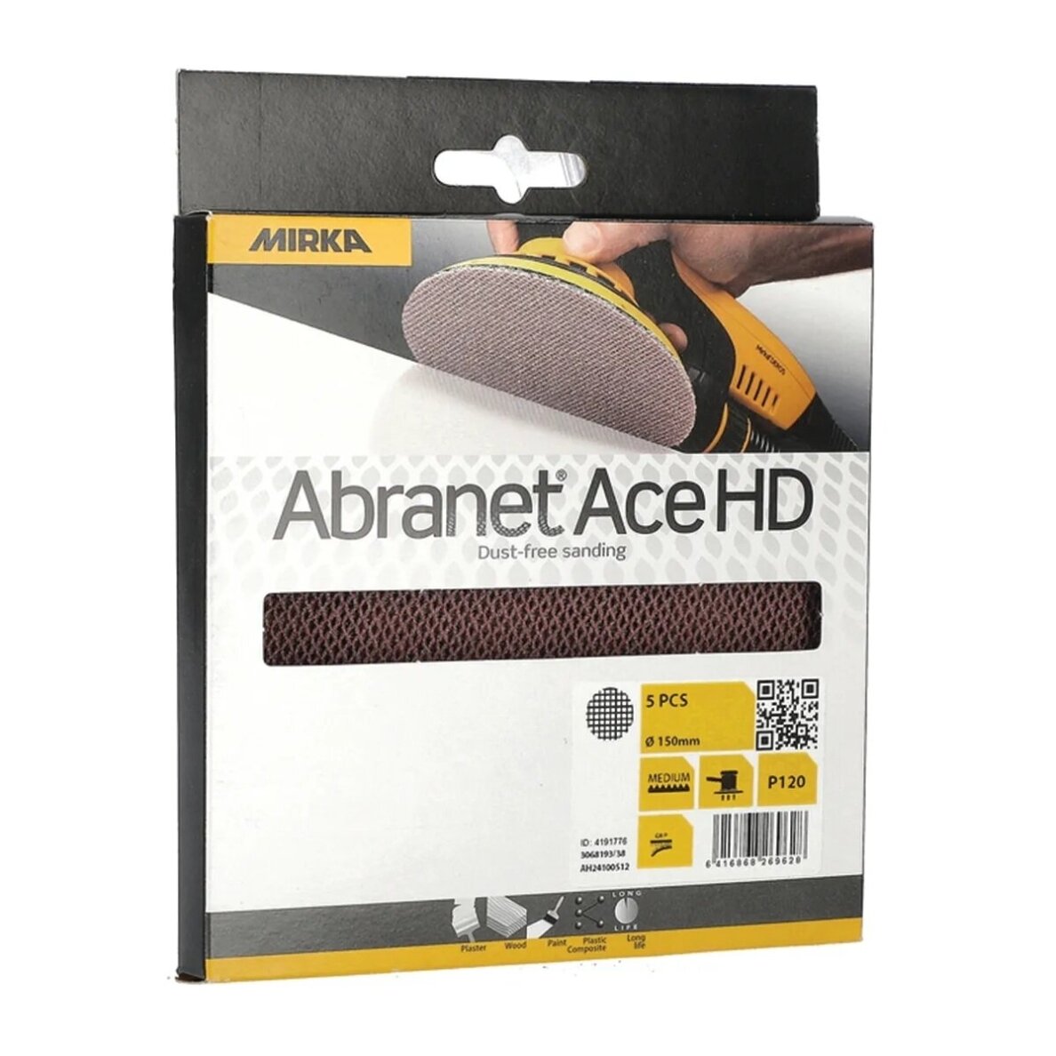 Slīpēšanas siets Mirka® Abranet ACE HD 125 mm 4