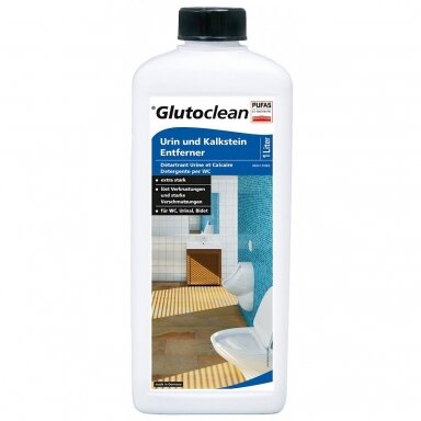 Urīna un kaļķakmens tīrīšanas līdzeklis GLUTOCLEAN Urīna un kaļķakmens tīrīšanas līdzeklis GLUTOCLEAN