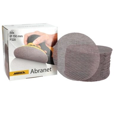 Slīpēšanas siets Mirka® Abranet 150 mm Slīpēšanas siets Mirka® Abranet 150 mm