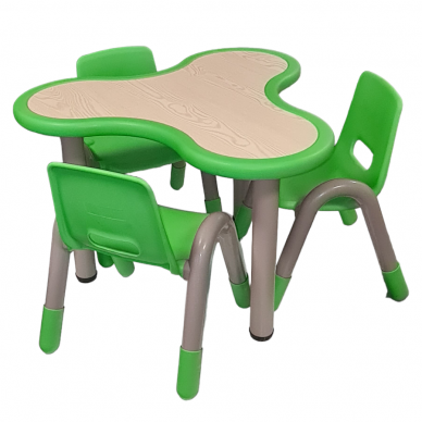 Vaikiška kėdė, Žalia 7